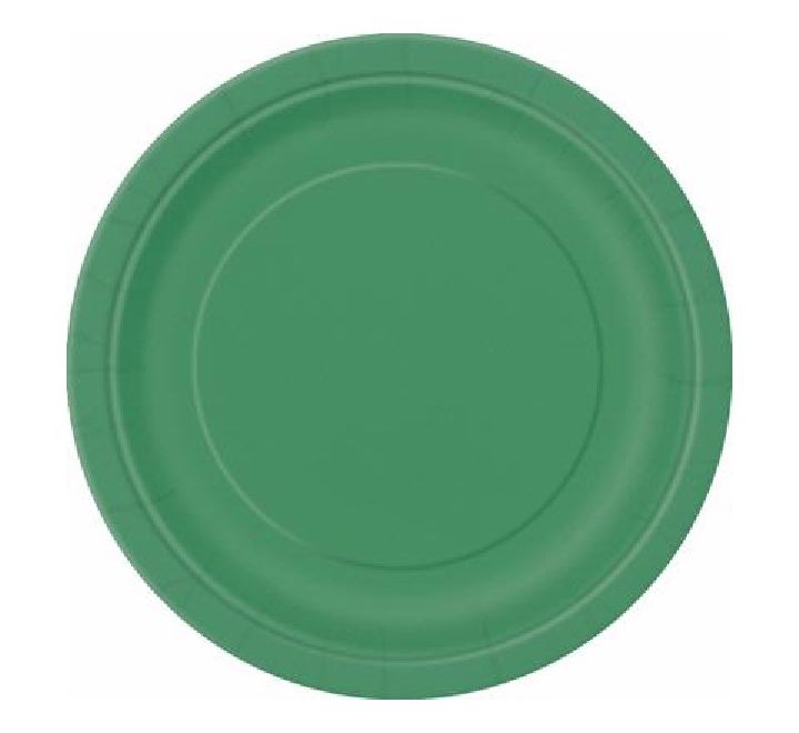 Emerald Green paper plates